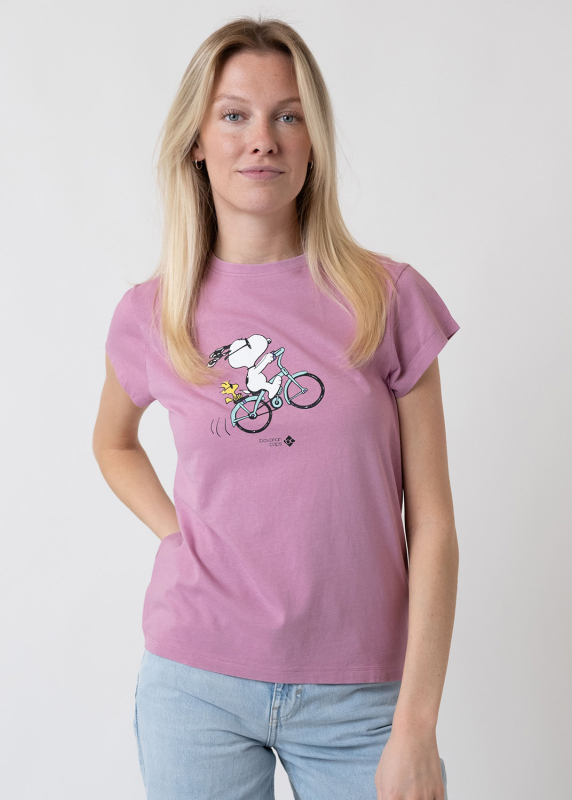 T-Shirt Peanuts: Radln - wildrose